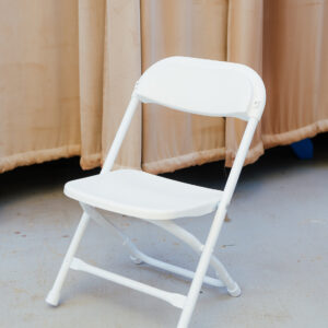 White Plastic Folding Chair