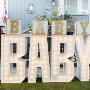 BABY Marquee Letters